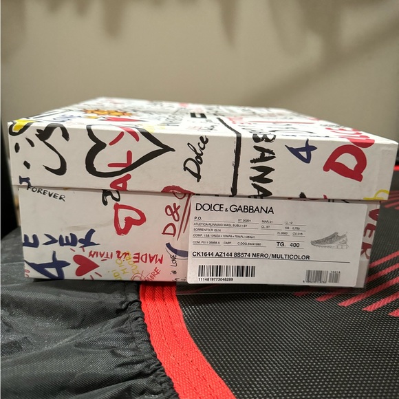 Dolce & Gabbana crystal embellished sock sneakers - Picture 5 of 6